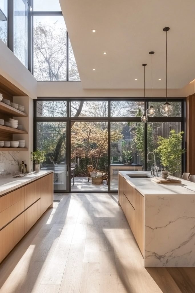 Natural Light Filled Kitchen