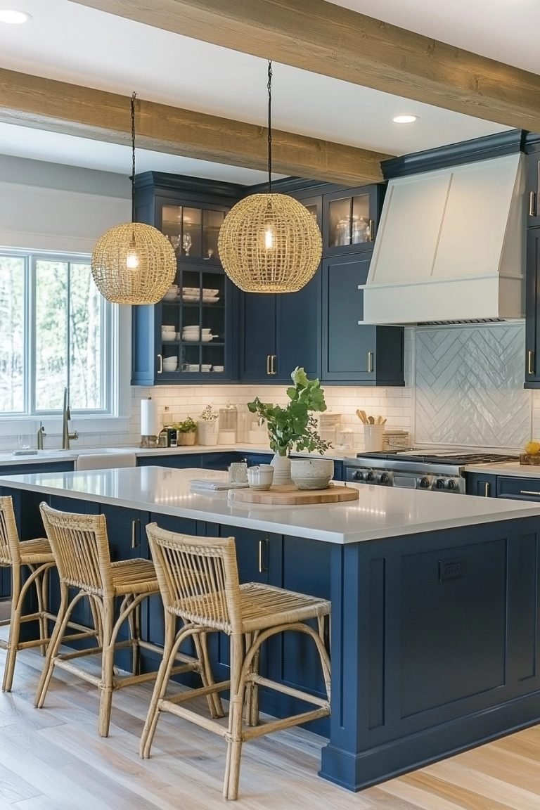 Snapshot of Farmhouse Kitchen With Nautical Accents