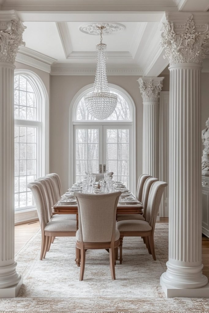 Neoclassical Dining Opulence