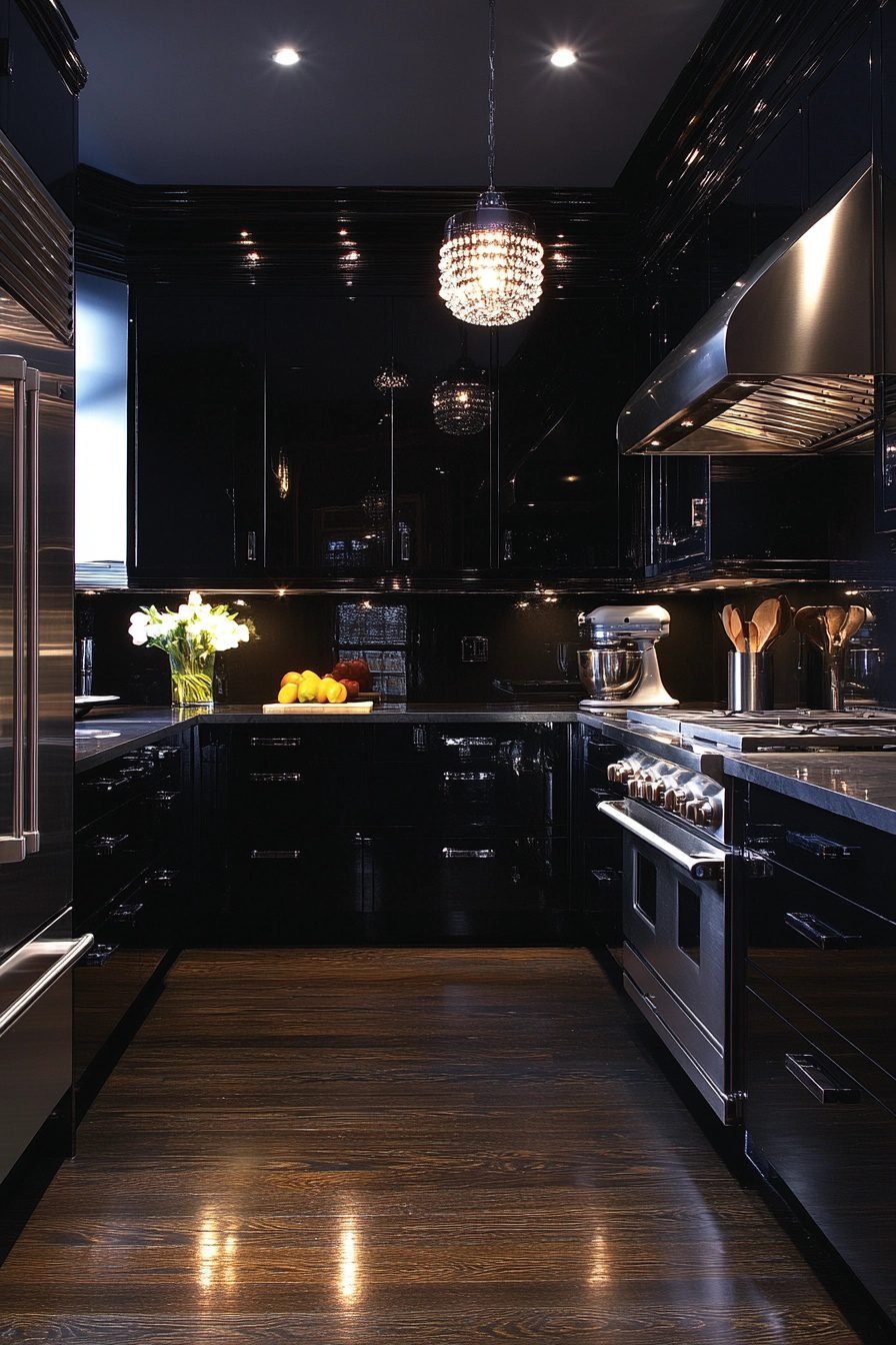 29 Black Modern Kitchen Ideas For A Bold And Sophisticated Look ...