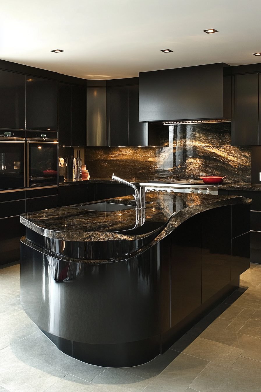 29 Black Modern Kitchen Ideas For A Bold And Sophisticated Look ...