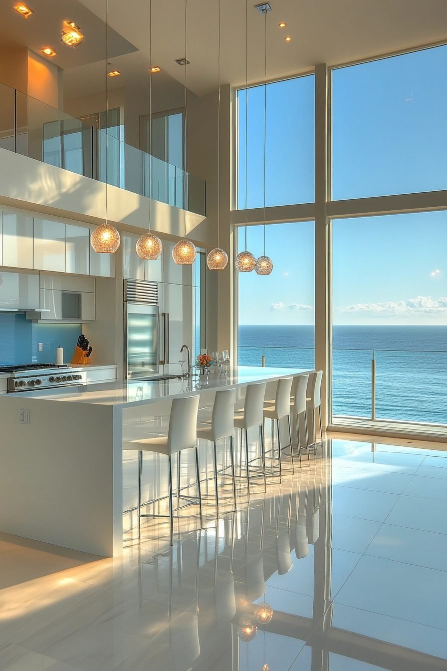29 Coastal Farmhouse Kitchen Ideas For A Breezy Cooking Space ...