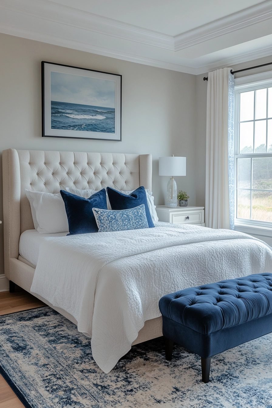 29 Coastal Farmhouse Bedroom Ideas For A Cozy Coastal Retreat ...