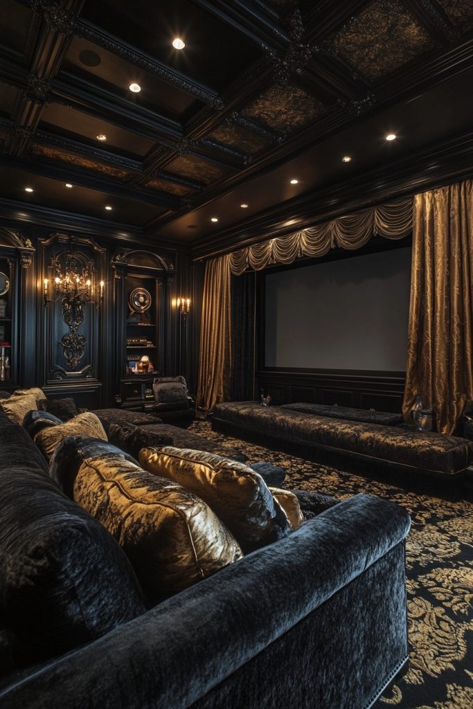 Old Hollywood Cinema Room