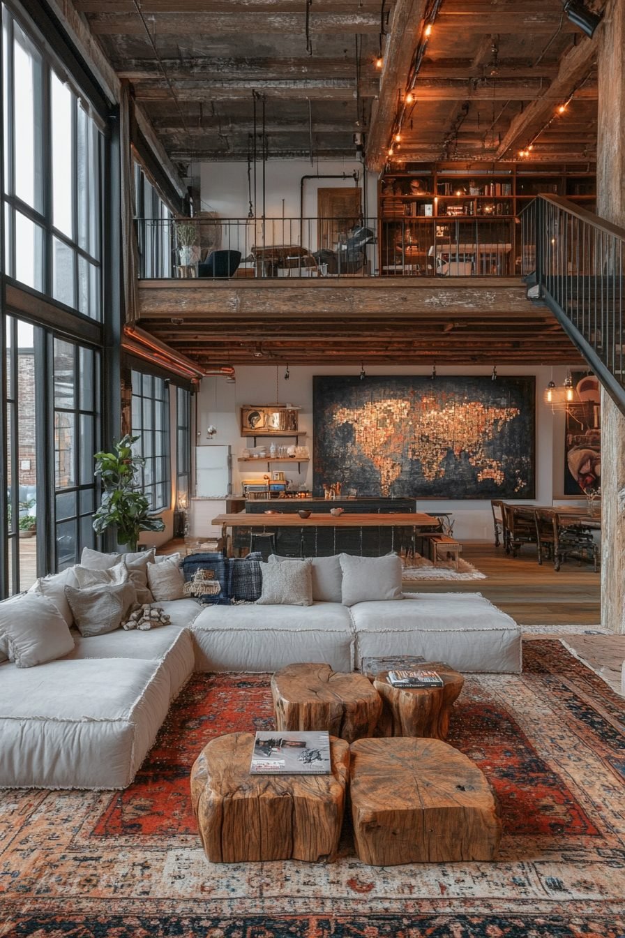 29 Industrial Farmhouse Living Room Ideas For A Unique Touch ...