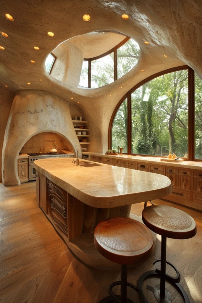 Organic Outline Oven Room