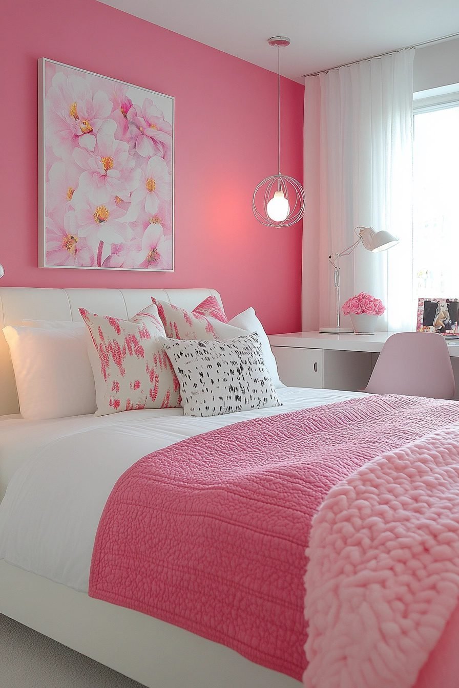 29 Pink And White Bedroom Ideas For A Soft And Elegant Look - Courtneys ...
