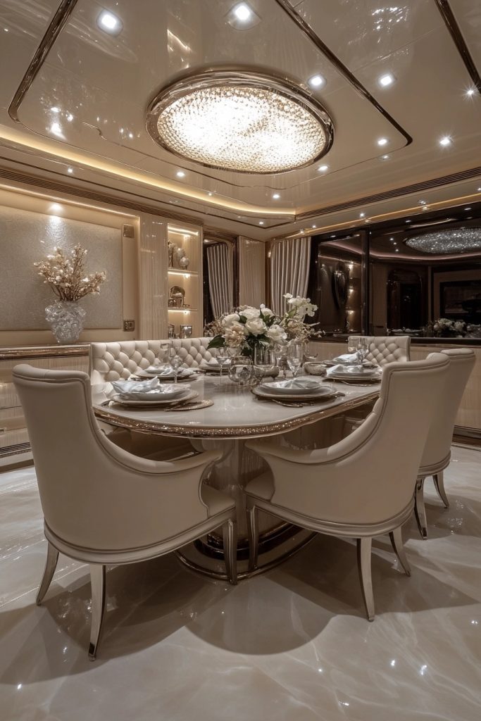 Platinum and Pearl Dining Area