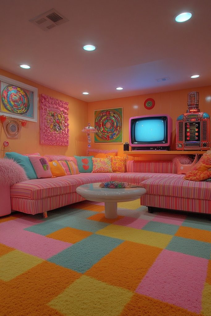 Retro 1950s Media Room