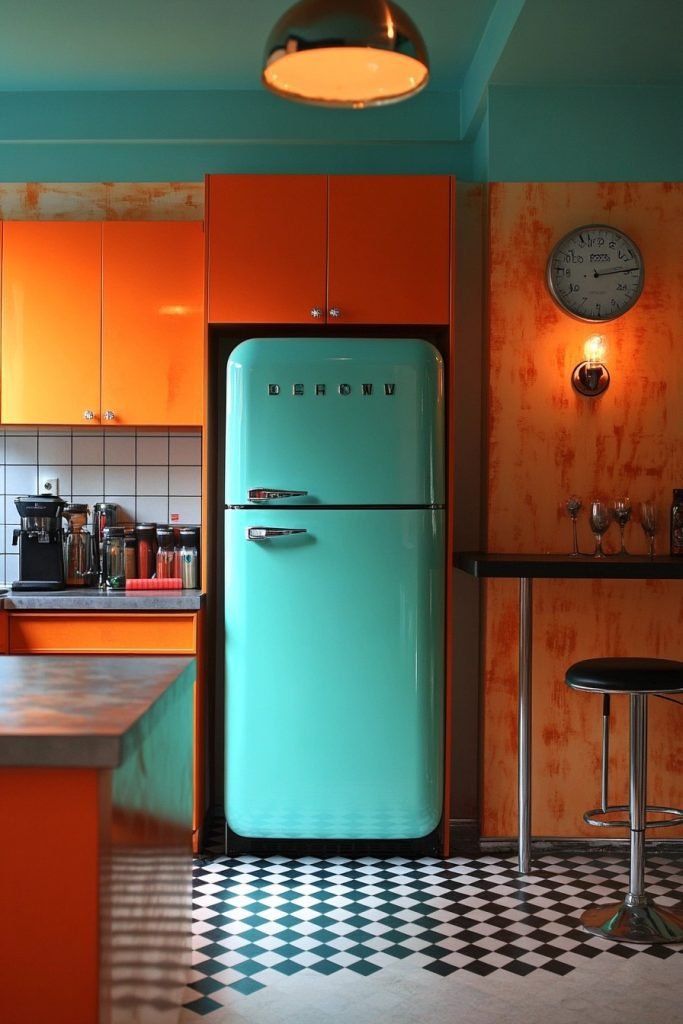 Retro Modern Mix Kitchen
