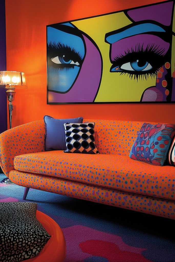 Retro Pop Art Living Room