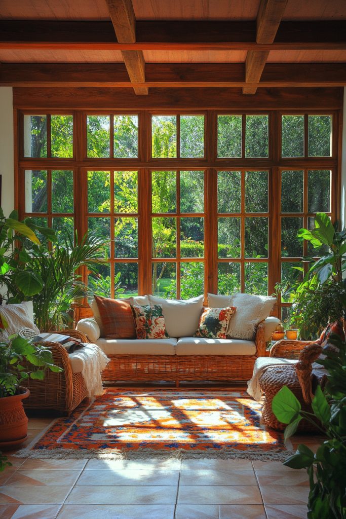 Rustic Sunroom