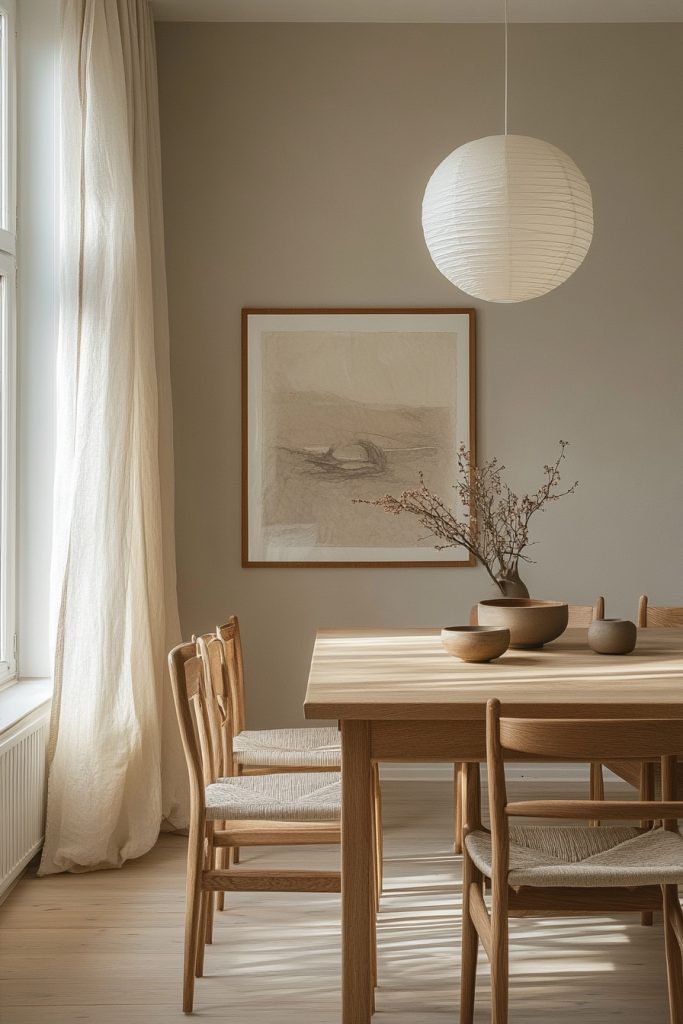 Scandinavian Minimalist Dining