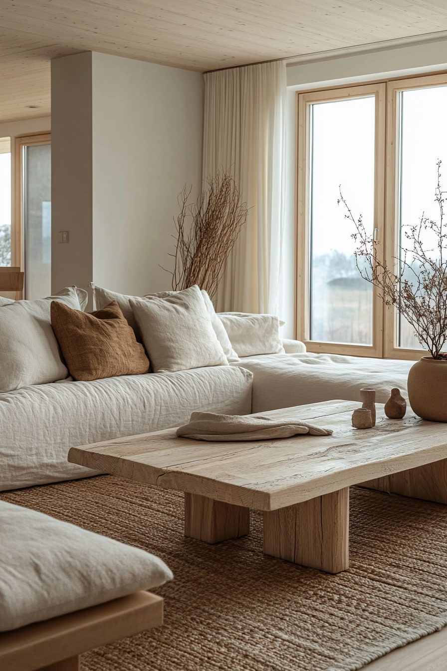 29 Minimalistic Living Room Ideas For A Clutter-Free Space - Courtneys ... - Simple Scandinavian Refined Simplicity Style