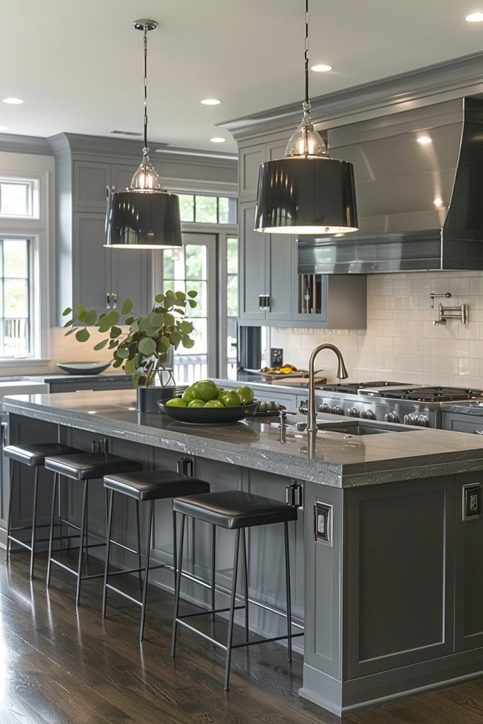 Sleek Symmetry Kitchen