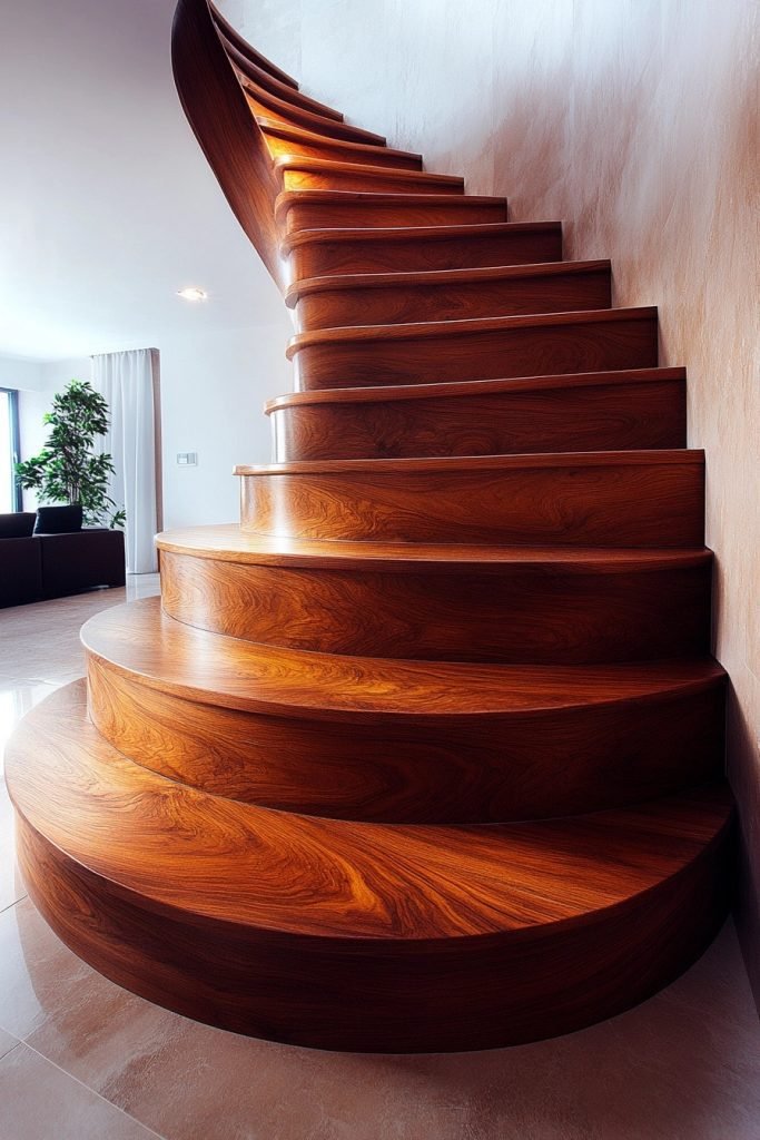 Sleek Wooden Zigzag