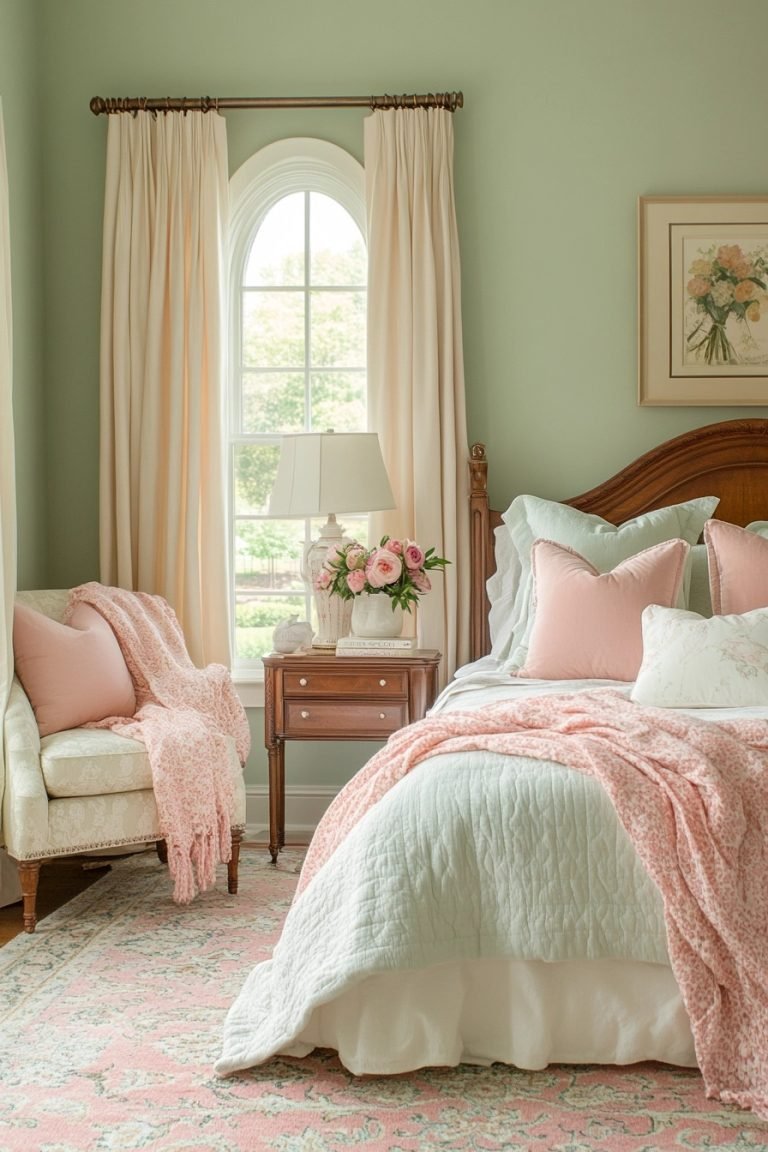 29 Green And Pink Bedroom Ideas For A Chic And Trendy Vibe Courtneys