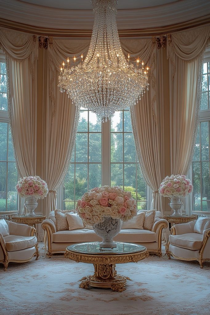 Timeless Chandelier Room