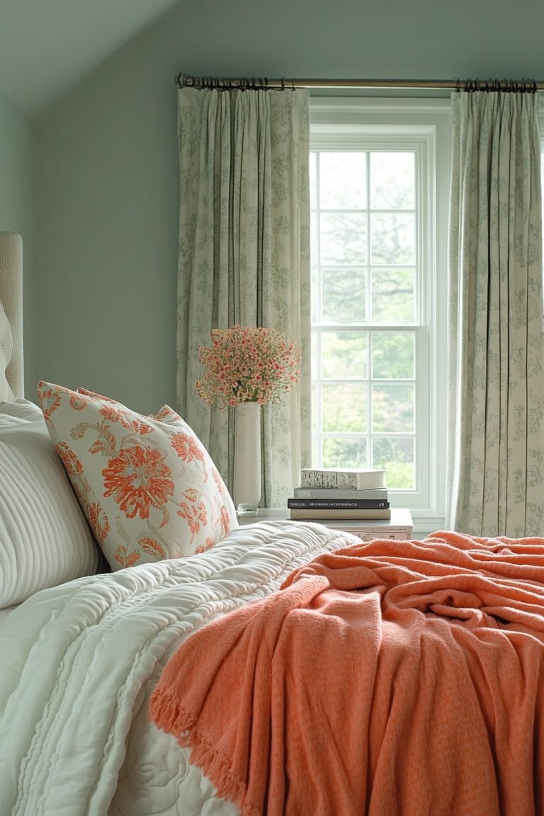 29 Sage Green And Peach Bedroom Ideas For A Chic And Tranquil Vibe ...