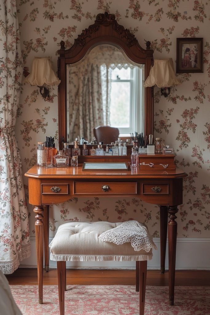 Vintage Vanity Area