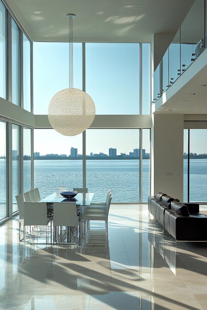 Waterfront Minimalistic Dining