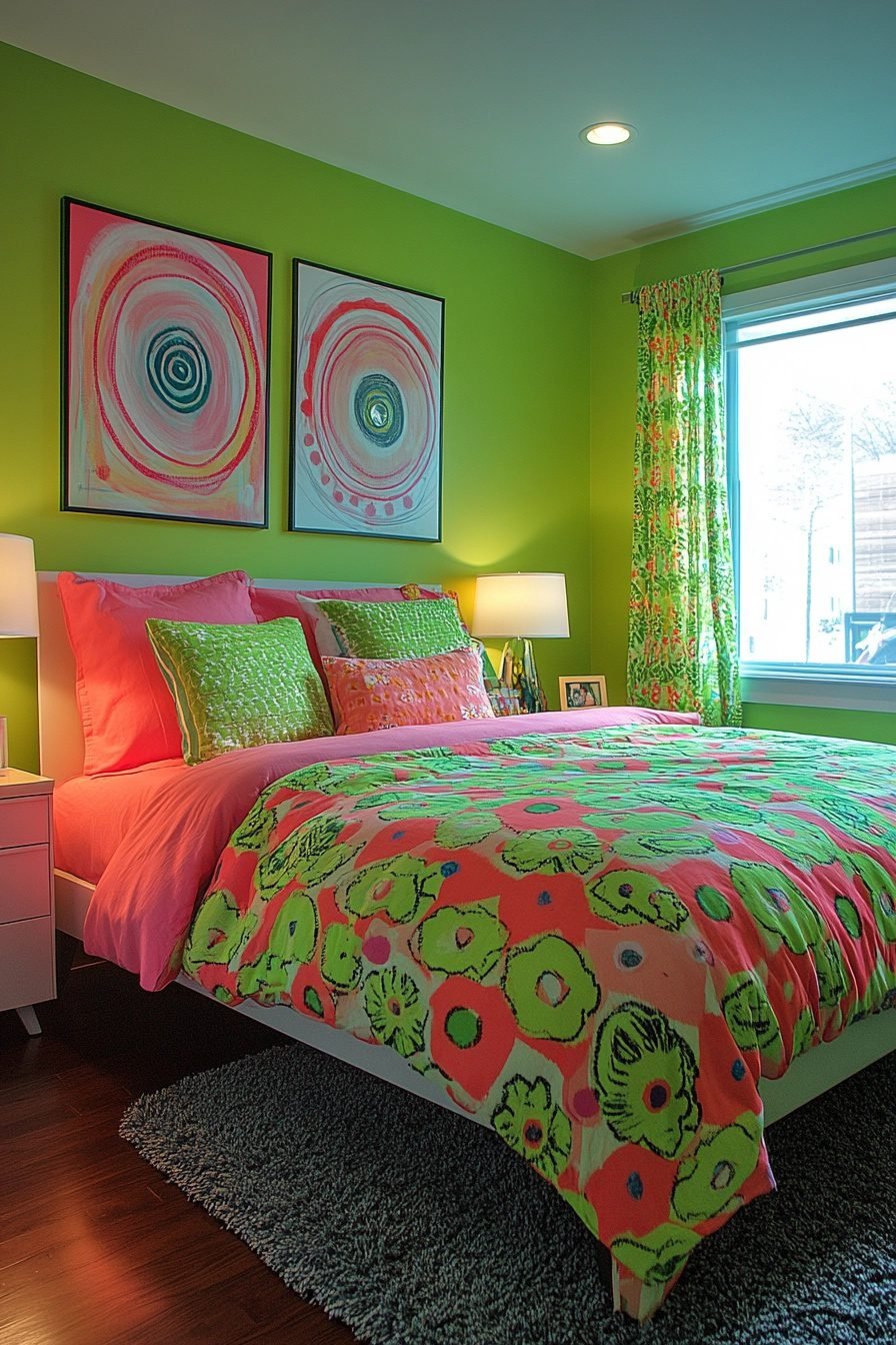29 Green And Pink Bedroom Ideas For A Chic And Trendy Vibe Courtneys