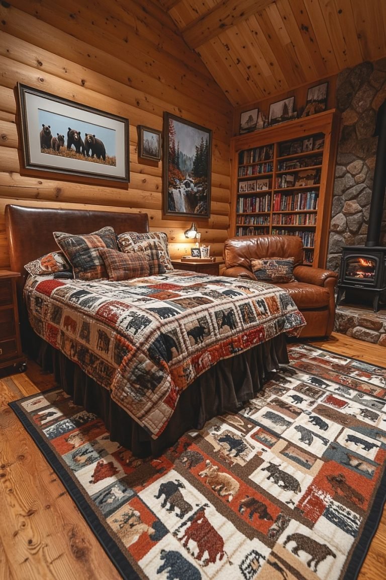 29 Cozy Cabin Bedrooms That Blend Comfort With Rustic Elegance ...