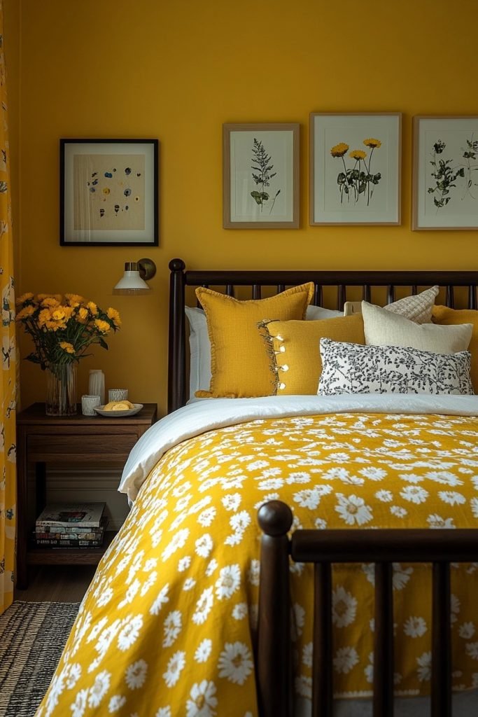 Boho Bumblebee Bedroom