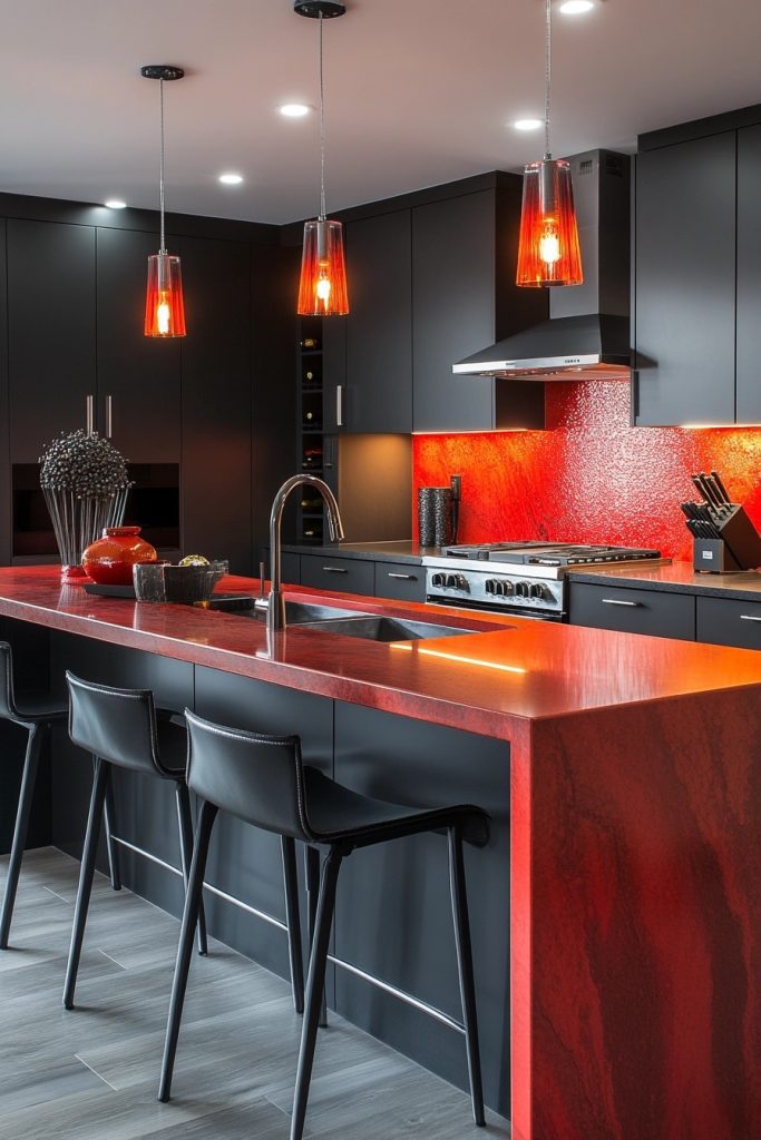 Bold Contemporary Kitchen