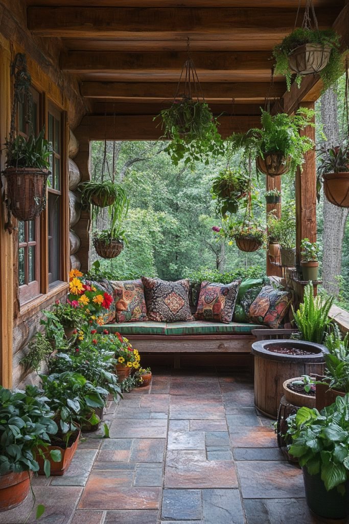 Botanical Porch Oasis