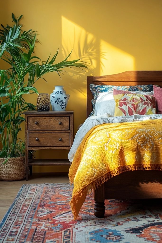 Bright Buttercup Boho Chamber