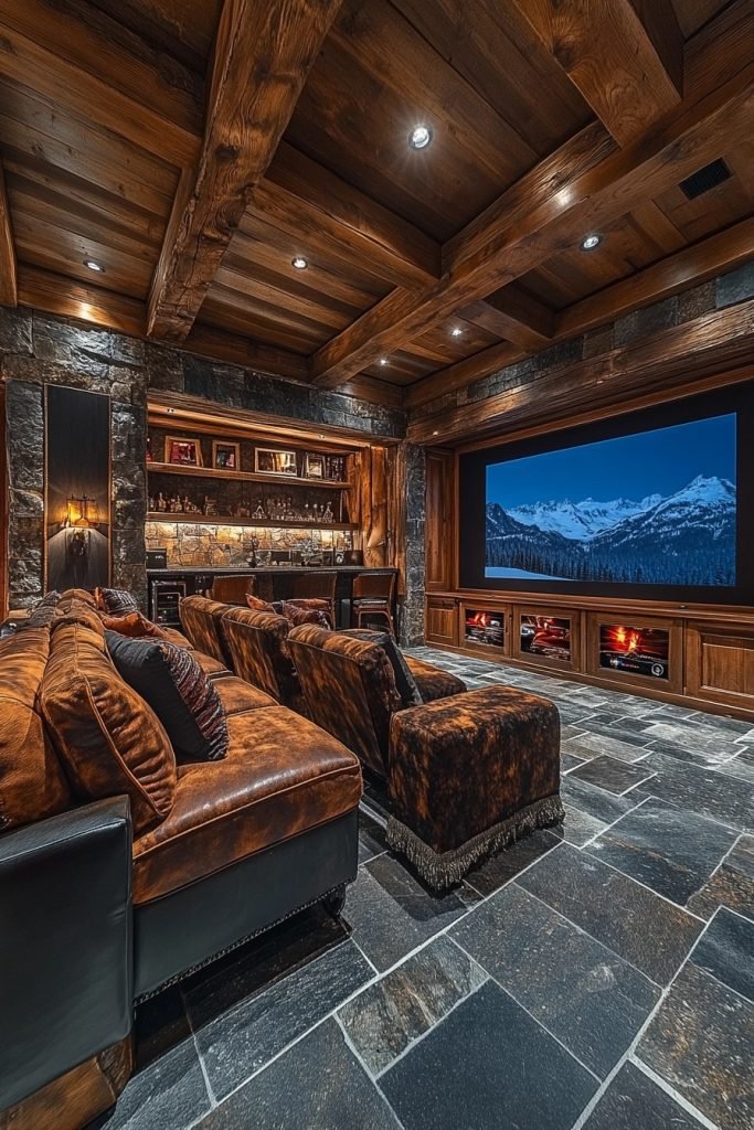 Cabin Home Theater