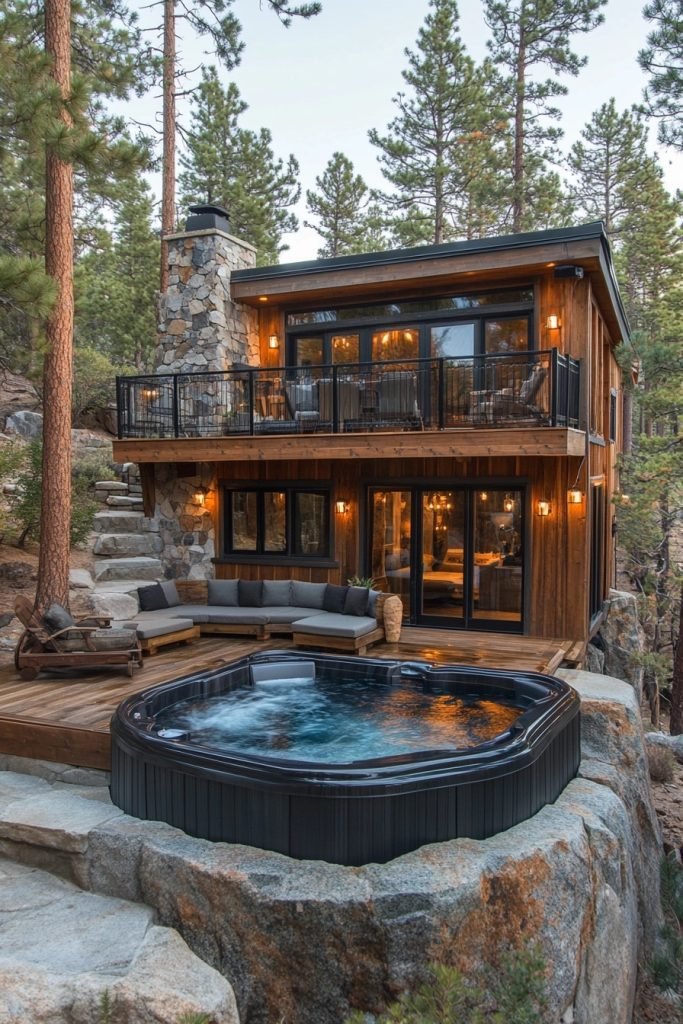 Cabin with Rooftop Deck