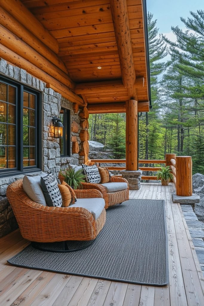 Cabin with Wraparound Porch