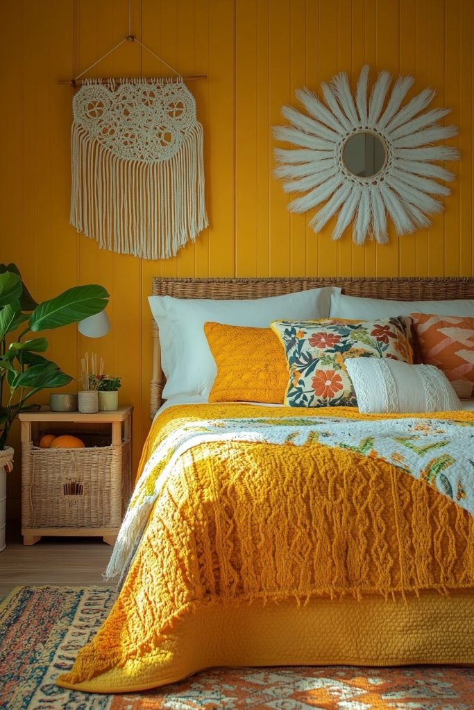 Citrus Splash Boho Room