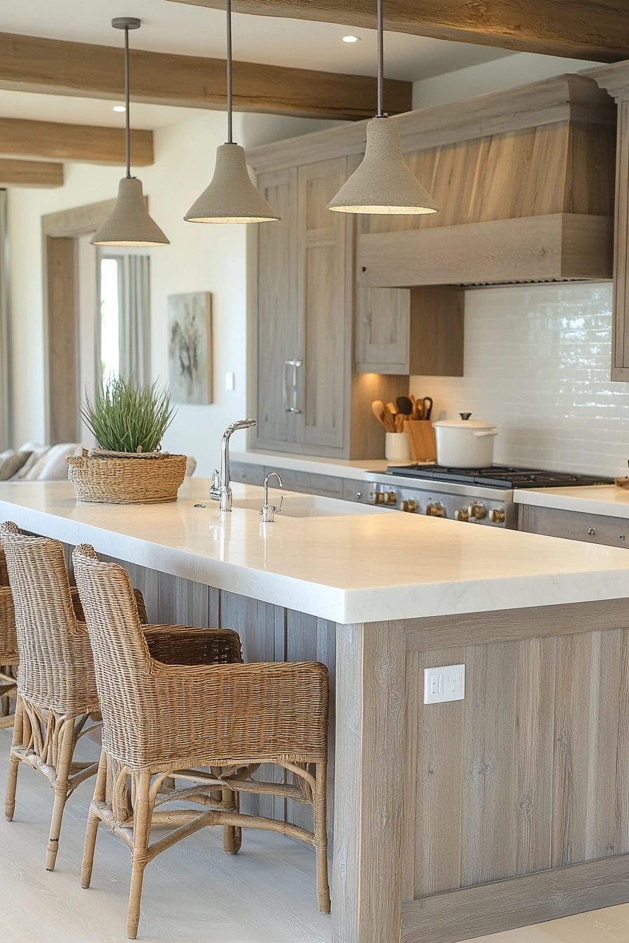29 Coastal Boho Kitchen Ideas To Bring Beachy Vibes Indoors Photo Inspiration