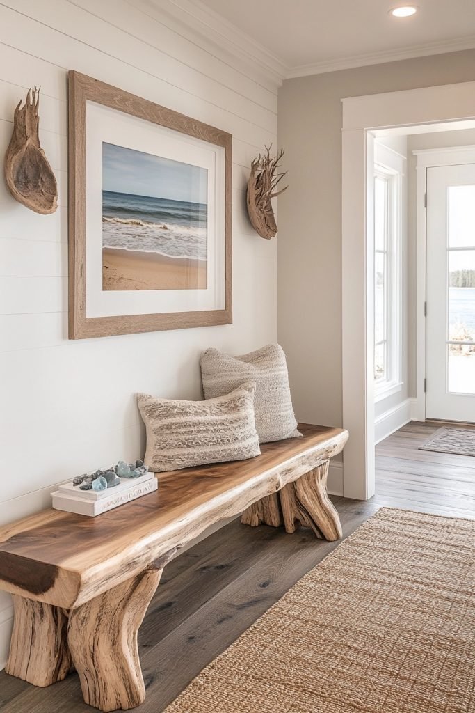 Coastal Farmhouse Foyer