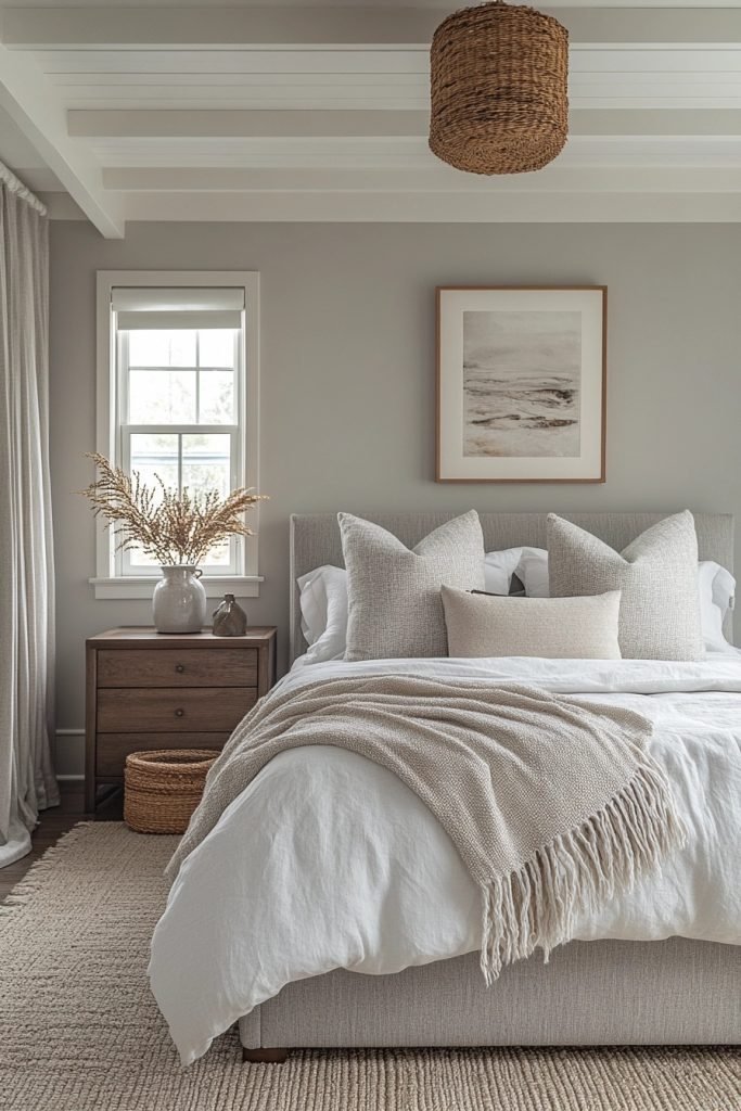 Cosmopolitan Gray Boho Bedroom