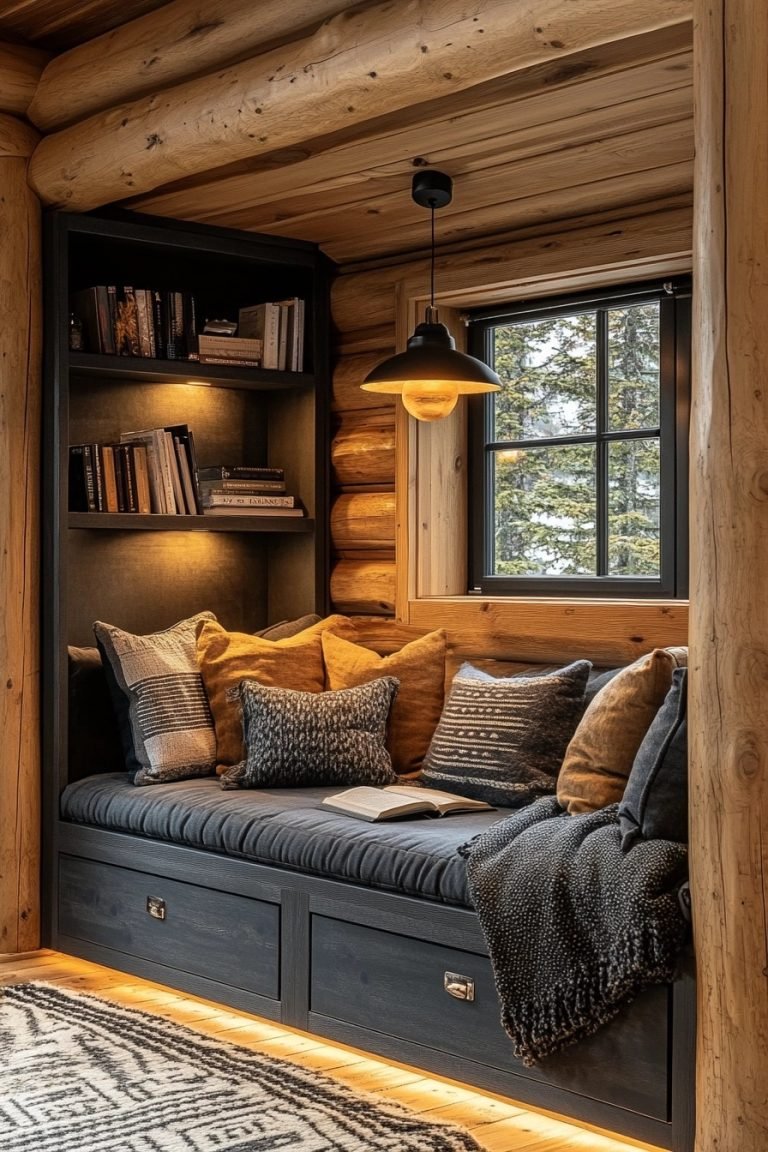 29 Small Nordic Cabin Interior Ideas To Create A Calm And Cozy Vibe ...