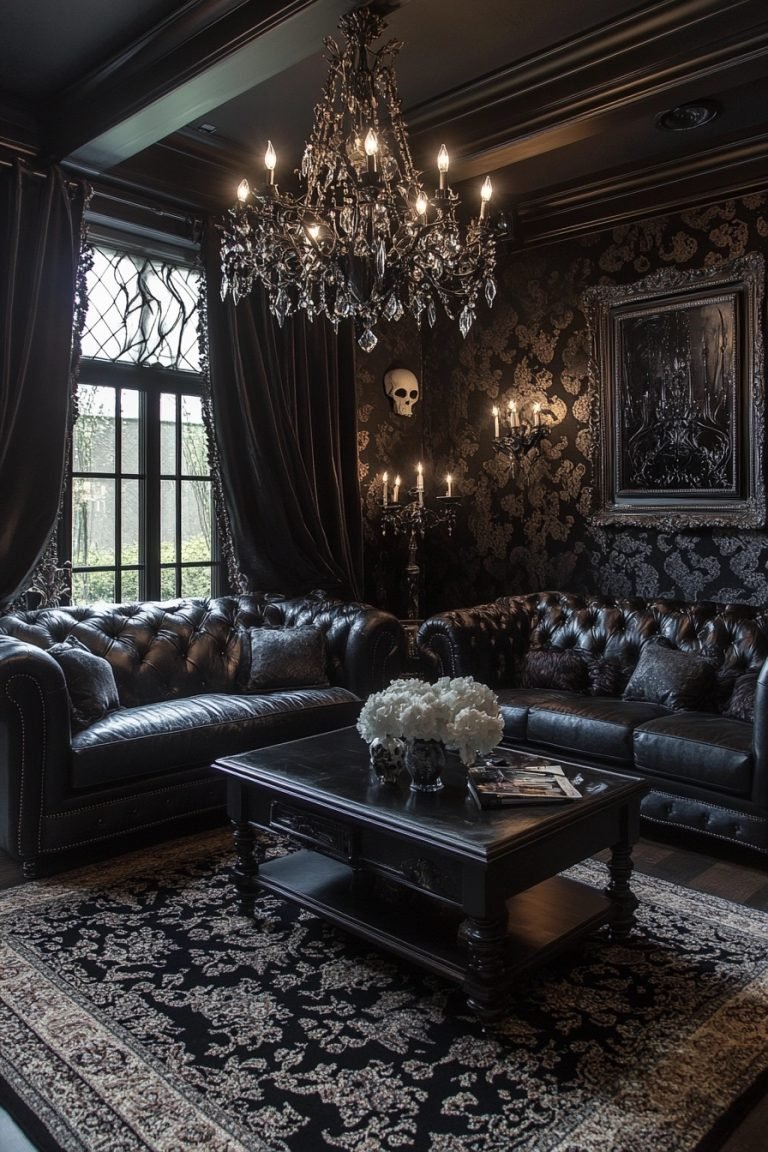 29 Western Gothic Living Room Ideas For A Sophisticated And Edgy Design ...