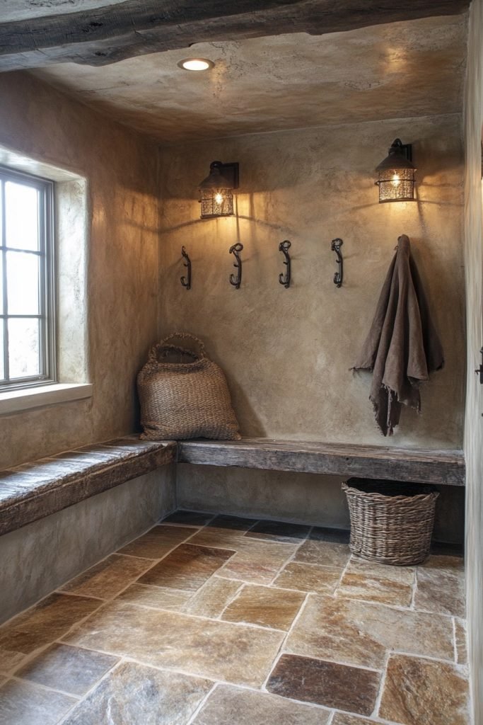 Earthen Elegance Mudroom