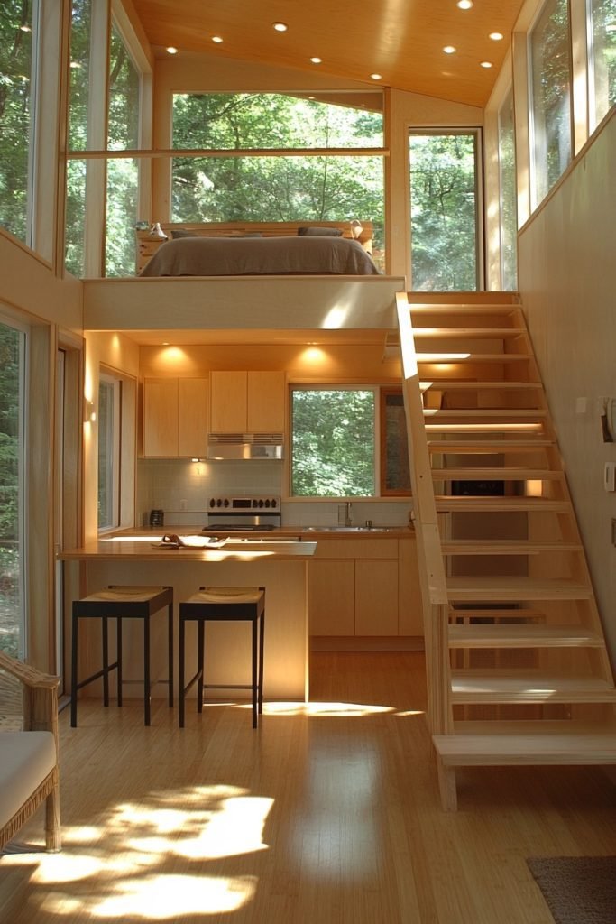 Eco-Modern Sustainable Cabin