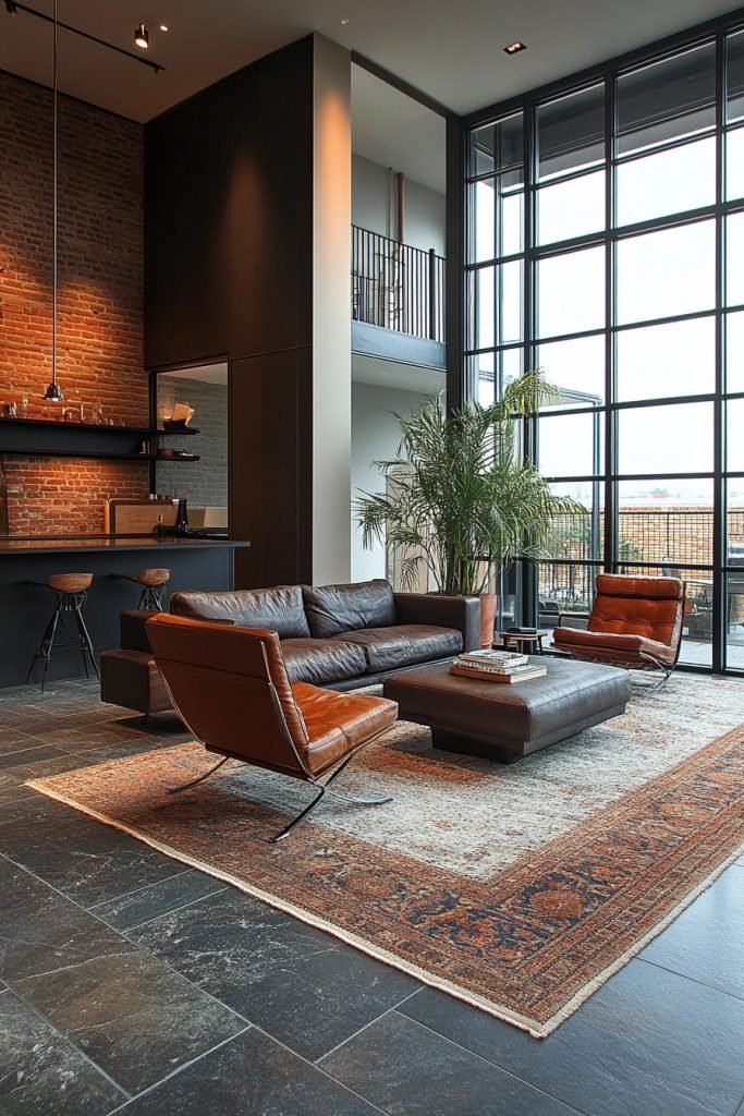 Edgy Bluestone Loft