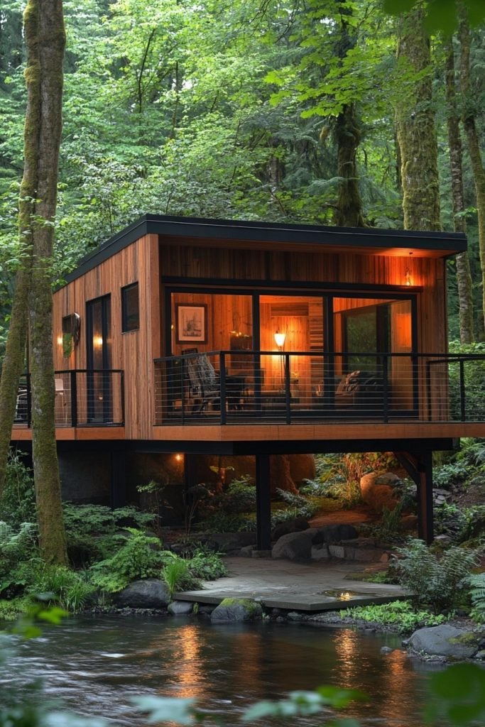 Elevated Stilt Cabin