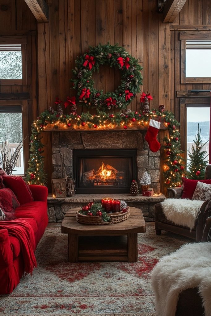 Festive Cabin Decor