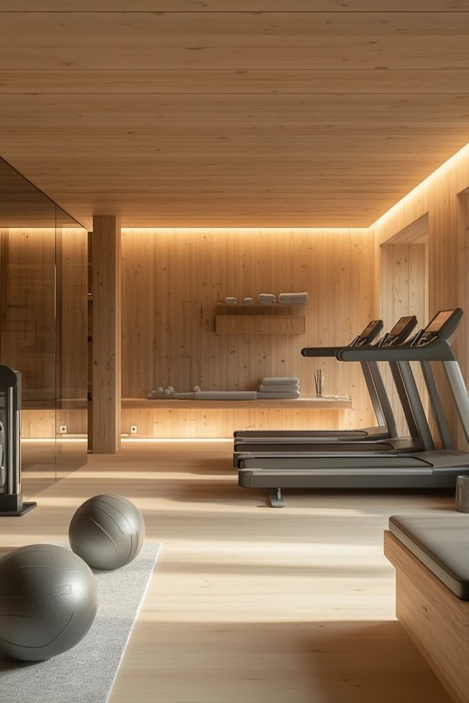 Frosty Fitness Room