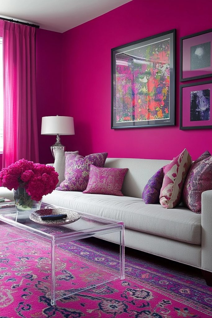 Fuchsia Fusion Room