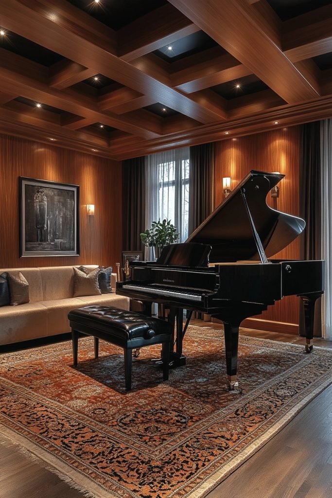 Harmonious Loft Music Room