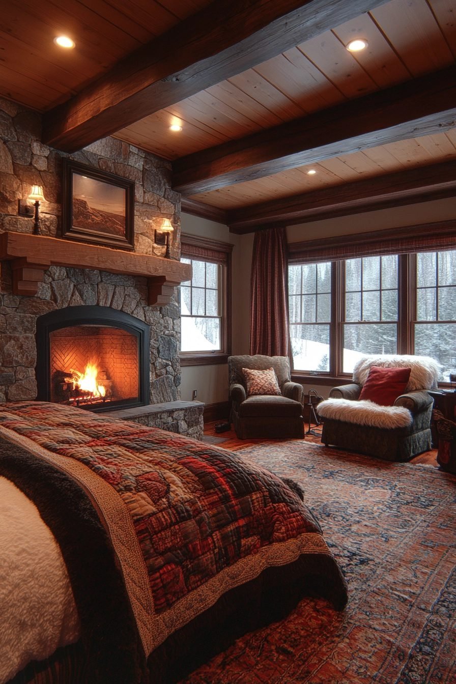 29 Cozy Cabin Bedrooms That Blend Comfort With Rustic Elegance ...