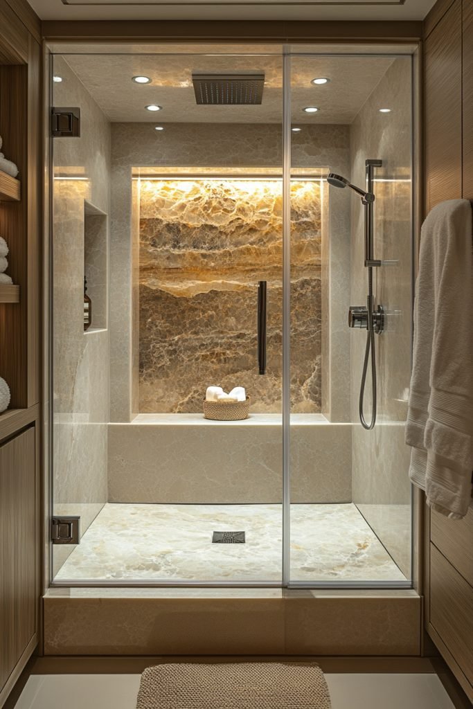 Innovative Quartz Shower Room